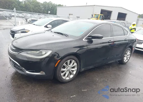 2015 Chrysler 200 C из США, поврежденный, VIN 1C3CCCCB6FN670980